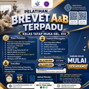 Read more about the article Pelatihan Brevet AB Terpadu Batam (Gel. Ke 16 Tatap Muka)